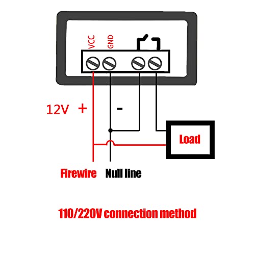 Zerodis �~�j�f�W�^�����x�R���g���[���[�ȃG�l�ߓd�q�[�^�[�N�[���[�R���g���[���X�C�b�` 3230���x���䃂�W���[�� ���^�C�v �①�ɁE�Ⓚ�ɁE�����^���N�p 12V/24V/110-220VAC (110-220V)