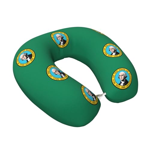 Almohada de Viaje Cervical con Relleno de Poliéster Negra miniatura 2