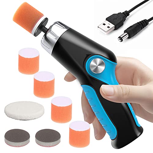 ミニポリッシャー 電動ポリッシャー 60W 0-8500RPM 可変速カーポリッシャー...