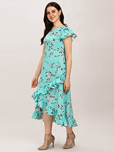 Image of QIQI Women's Crepe A-Line Maxi Casual Dress