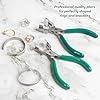 The Beadsmith Metal Bending Pliers Pliers With Curved Nylon Jaws for Bracelet Shaping, 5.75 Inches, w/ Double-leaf Springs, Non-Marring