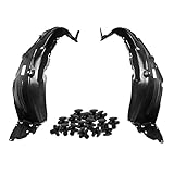 Parts N Go 2007-2011 Yaris Fender Liner Set with Clips Front Driver & Passenger Side Left Right - TO1250120 TO1251120 5387652180 5387552180 9018906065