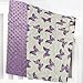 Baby Blanket for Girls Butterfly Pink Minky Super Soft Double Layer Receiving Blanket with Dotted Backing for Newborns Nursery Stroller Receiving Toddlers Crib Bedding 30x40Inch (Purple Butterflly)