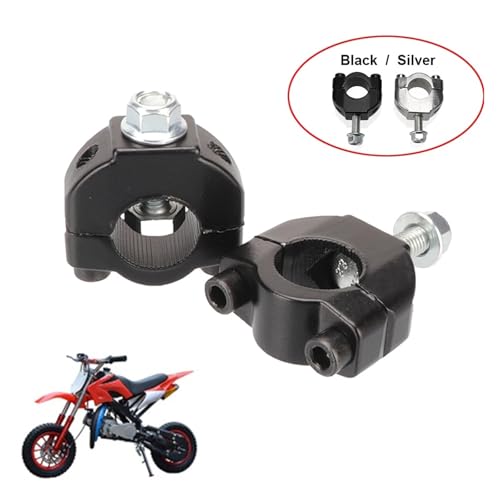 Soporte elevación manillar con abrazadera cónica de 22mm para mini cross de 49cc 4