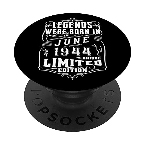 Cumpleaños Junio 1944 Edición Limitada Regalo Legend June PopSockets PopGrip Intercambiable