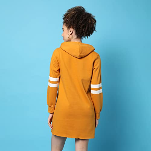 Image of PINACOLADA Women's Sweatshirt with Hoodie Regular Fit for Casual Wear | Cotton Blend Fabric | Hoodie Sweatshirt Crafted with Comfort Fit and High Performance for Everyday Wear