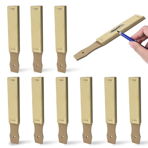 BokWin 10 Pack Sandpaper Sharpener，Sketch Sandpaper Blocks for Artists, Adults