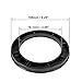 X AUTOHAUX 4pcs Plastic 78.1mm to 108 mm Car Hub Centric Rings Wheel Bore Center Spacer