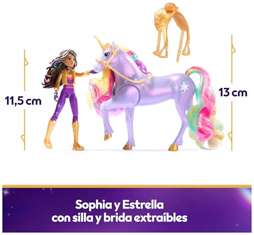 Miniatura 3 de Unicorn Academy Muñeca Sophia y Unicornio Wildstar con Luces y Accesorios