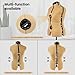 Turmeric Adjustable Dress Form Mannequin for Sewing Female Size 12-18, Pinnable Model Body with 13 Dials, Detachable Casters, 42.5