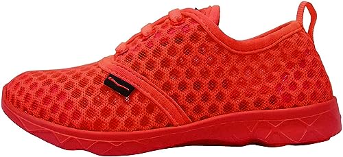 Wave Runner Water Shoes for Girls - Quick Drying Water Shoes with Style - Outdoor Lightweight No-Slip Aqua Sneakers for Kids