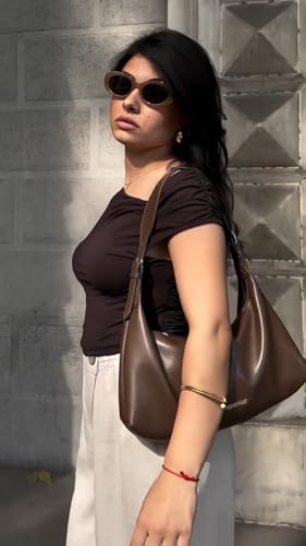 Montana West MEDIUM Shoulder Purses for Women Crescent Hobo Bags Trendy Purses3