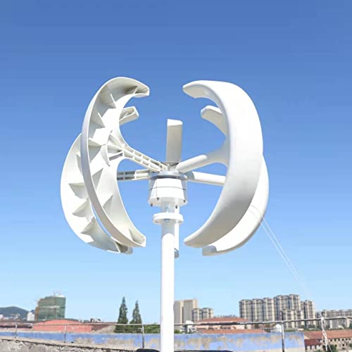 Éolienne 1000W 24V à axe vertical avec petit moulin à vent blanc pour maison - 7