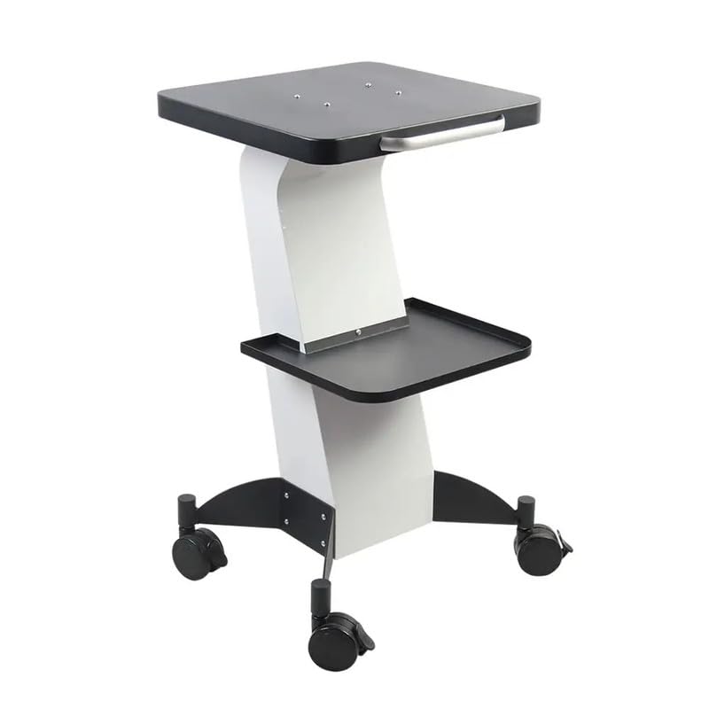 Beauty Salon Spa rolling trolley 2 storage trays
