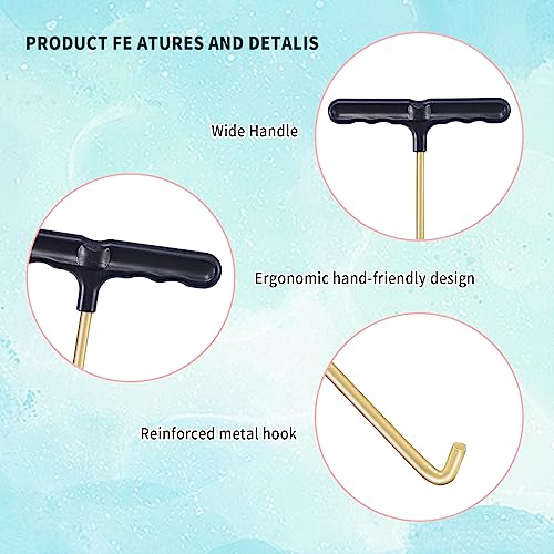 UOMIO Shoe Lace Tightener Stainless Steel, Shoe Lace Tightener Tool, Sports Skate Key Tool Shoe Lace Puller, Portable Lace Tightener for Ice-Skates Figure Skates Boots Shoes Hockey Sports Shoes - Thumbnail 3