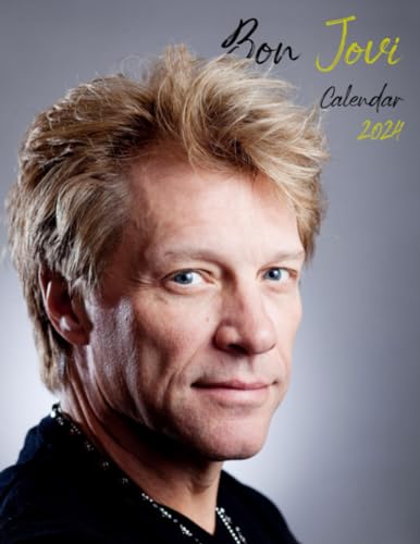 Bon.J Calendar 2024: OFFICIAL Planner 2023 2024, with note section to write in each day of the months (Pop Singer Songwriter Celebrity) Kalendar Calendario calendrier.
