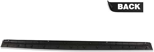 Miniatura 8 de G-PLUS Protector de tapa de moldura para puerta trasera compatible con Toyota Tundra 2014-2018, cubierta superior de alerón negro, 63.18 pulgadas de