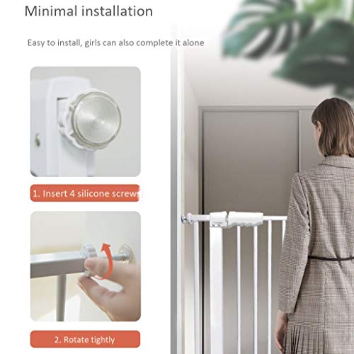 Garde-corps d'escalier pour bébé haute performance 157-166.9cm pour protection durable - 5