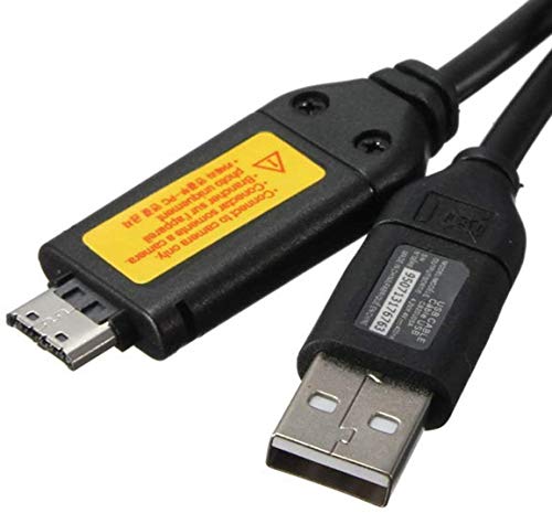 Aiivioll SUC-C3 Cavo di ricarica USB di ricambio per fotocamera digitale, compatibile con SUC-C7 CB20U05A/B EA-CB20U12/EP CB20U05A Samsung Digimax Cameras-WB500 WB600 WB650 (1,5 m)