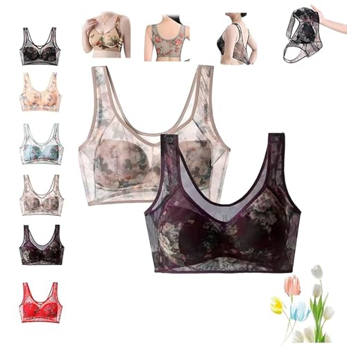 Soutien-Gorge Rafraîchissant sans Fil pour Femmes Âgées : Fini le Relâchement de la Poitrine