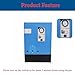 JARYANNIX 220V 600W Refrigerated Air Dryer for 35 CFM Air Compressor with Auto Drain 2–10°C Dew Point for Workshop Garage Industrial Use