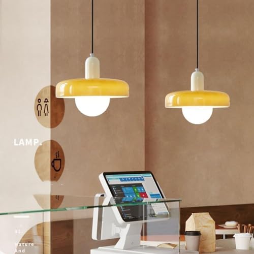 Lámpara de Techo de Vidrio Naranja de diseño exclusivo 4