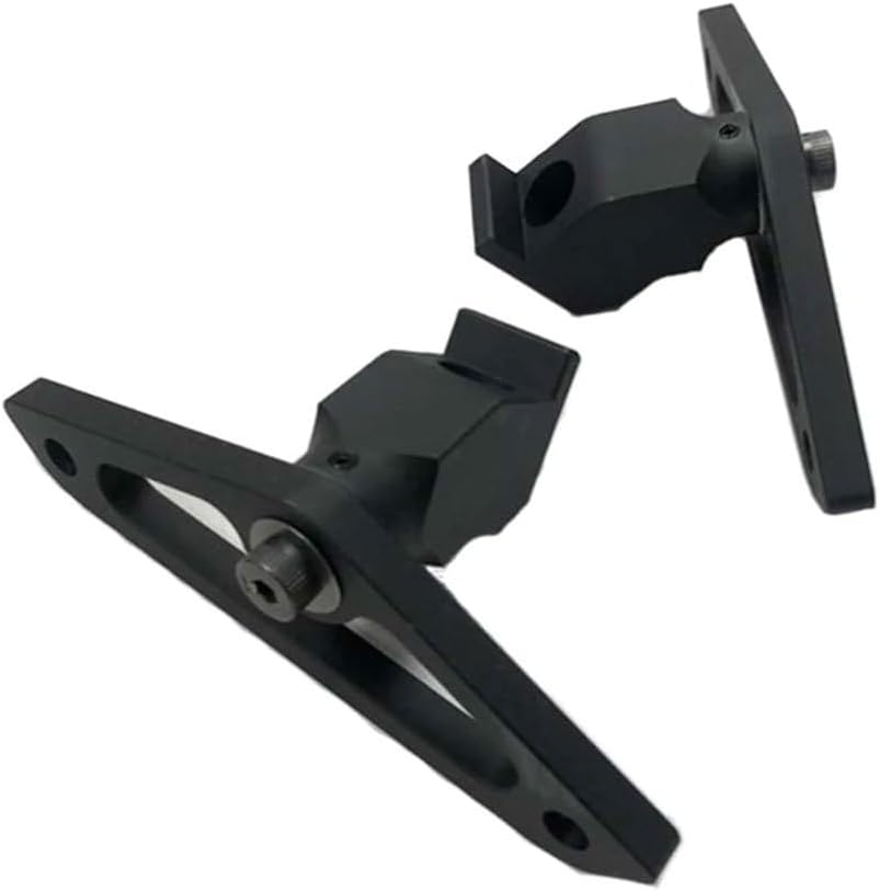 Accu-Tac P-Ski Feet, Mil-Spec Type III Hard Anodized, Flat Black, PSF-2000