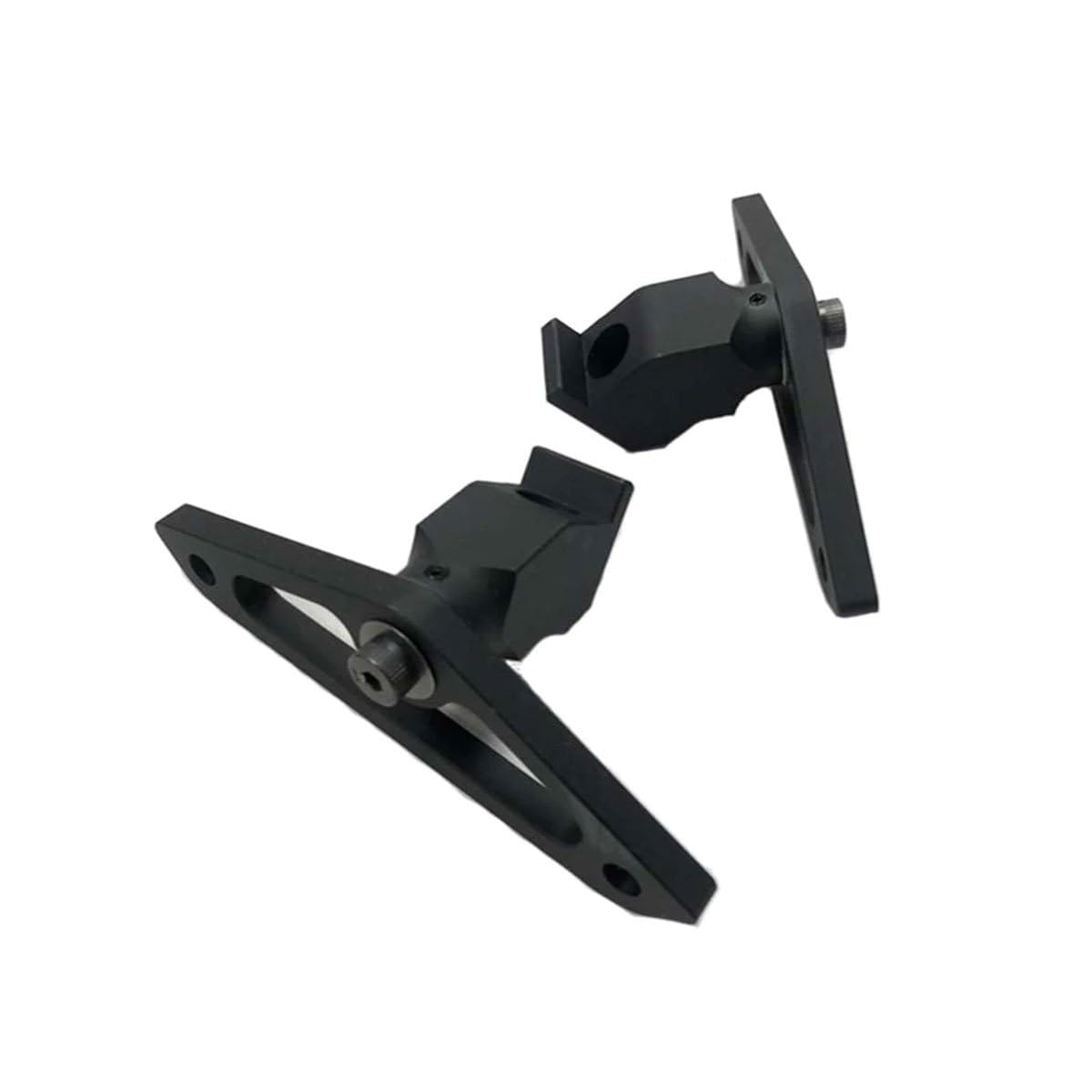 Accu-Tac P-Ski Feet, Mil-Spec Type III Hard Anodized, Flat Black, PSF-2000