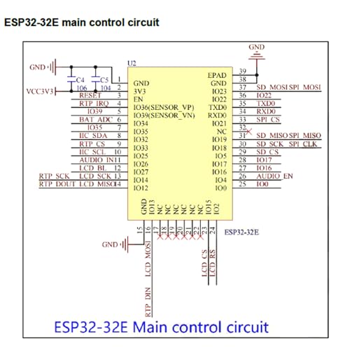Image of ESP32 4.0inch ESP32-32E LCD Display WiFi+BLE Module E32R40T 320x480 ST7796S 4.0 inch TFT Resistive Touchscreen for Arduino ESP LVGL /GUI