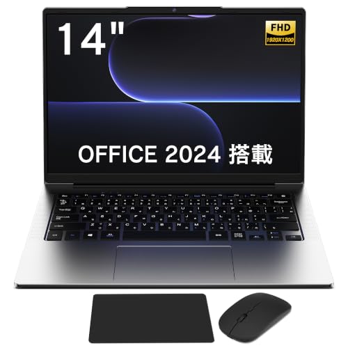 �y2026�V�o��zWingame �m�[�g�p�\�R�� Win11 Pro FHD 1920*1200 Office 2024���� ���{��L�[�{�[�h 14�C���` IPS�t��/���^�m�[�gPC/WiFi5/BT5.0/USB3.2/�}�E�X�E�}�E�X�p�b�h�t�� lapt