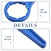LIFKOME 2pcs Bucket Lid Wrench Industrial Plastic Drum Opener Tool for 20-30l Stacking Buckets Chemical Paint Pail Cap Remover Blue