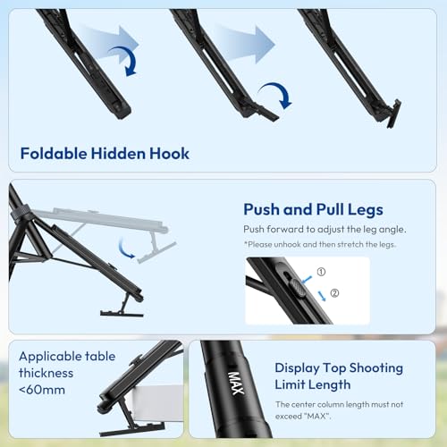Image of ULANZI TT88 Magnetic Tripod for iPhone 17, 57 inch Extendable Selfie Stick w Remote, 2-in-1 Phone Clip & Dual Cold Shoe Mounts-Lightweight Phone Tripod Stand for Vlogging, Travel, Video Recording, Black