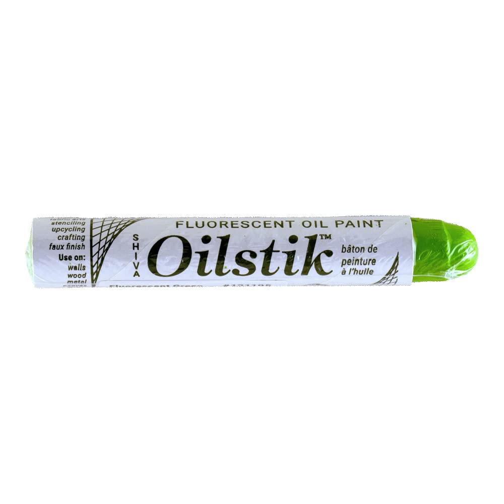 Jack Richeson Fluorescent Green Shiva Professional Oil Paint Oilstik, (121195)