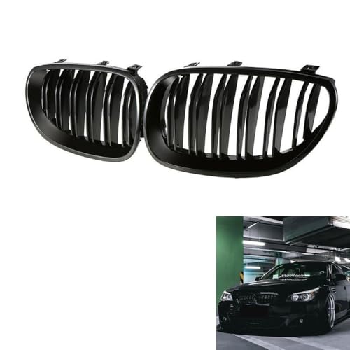 Rejilla delantera para cambiar la calandra rota de tu BMW E60 2003-2009 2