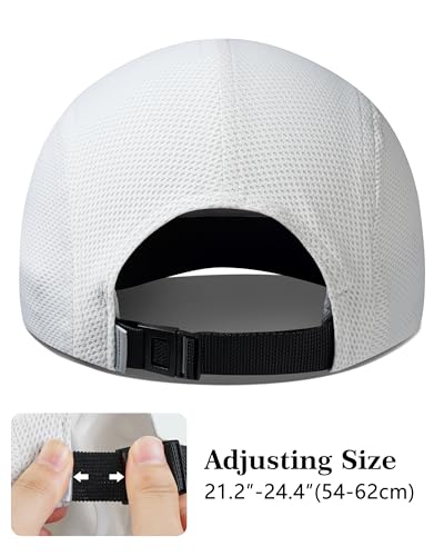 Image of GADIEMKENSD Running Hat Performance Mesh Hat, Excellent Ventilation, Lightweight, Reflective Design, Anti-Glare