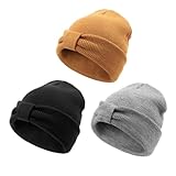 Matériau haut de gamme : le bonnet pour tout-petits est fabriqué en acrylique, une matière douce, légère, confortable et chaude. Ce bonnet d'hiver épais pour bébé est solidement cousu, particulièrement chaud et confortable, et peut garder la tête de bébé au chaud même pendant les froids hivers.