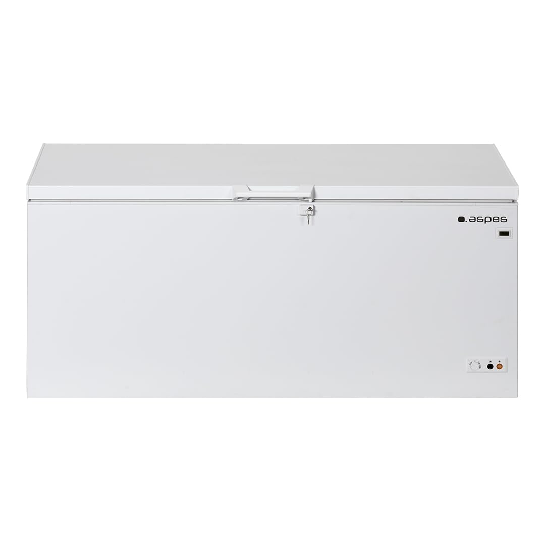 Aspes Congelador horizontal Blanco ACH5600EDC. Capacidad 555 Litros, Dual Cooling, 3 Cestas, Bajo nivel Sonoro, Eficiencia Energética Clase C