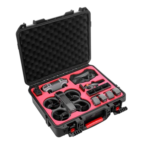 Uvafly Avata 2 Hard Maleta Impermeable Para Dji Avata 2 Fly More Combo Drone, Bolsa De Almacenamiento De Viaje Para Rc Motion 3, Fpv Remote Controller 3 Accesorios Fit Goggles 3 , Negro , Uvafly Avata 2 Hard Maleta Impermeable Para Dji Avata 2 Fly More Combo Drone, Bolsa De Almacenamiento De Viaje Para Rc Motion 3, Fpv Remote Controller 3 Accesorios Fit Goggles 3 , Negro ,