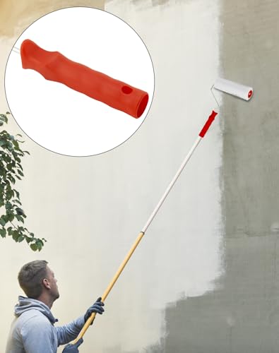 QWORK® Stachelwalze 23 cm, Stachellänge 15 mm, Entlüftungsroller zur Entlüftung von Bodenbeschichtungen