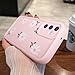 CASBST for Samsung Galaxy A25 5G Case, Creative Flower Pattern Design Girls Women Liquid Silicone Cover, Thicker Frame Shockproof and Scratch-Resistant Soft Case for Samsung A25 - Pink