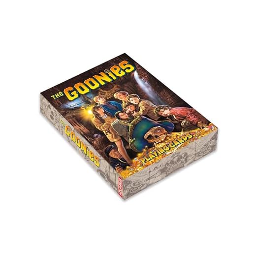 AQUARIUS Goonies Playing Cards – Baraja de Cartas temática de Goonies para Tus Juegos de Cartas Favoritos – Producto Oficial de Goonies y coleccionables