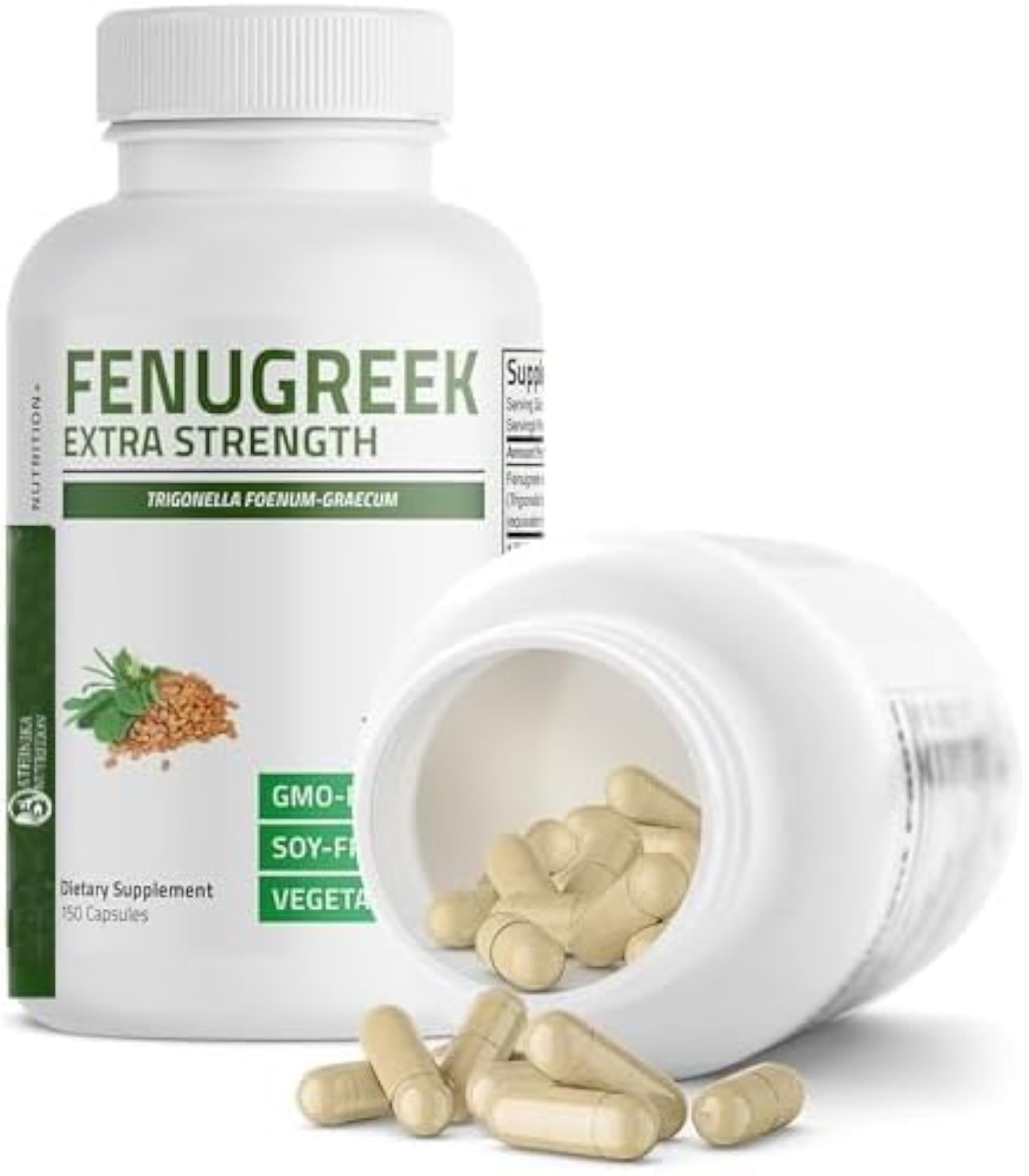 Fenugreek Seed Powder Capsules, Extra Strength, 150 Capsules