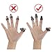 Augshy 4 Pieces Medium Guitar Slides(Include 3 Colors Stainless Steel, 1 Pieces Glass), 10 Pieces Guitar Picks and 8 Pieces Plastic Thumb & Finger Picks in Metal Box