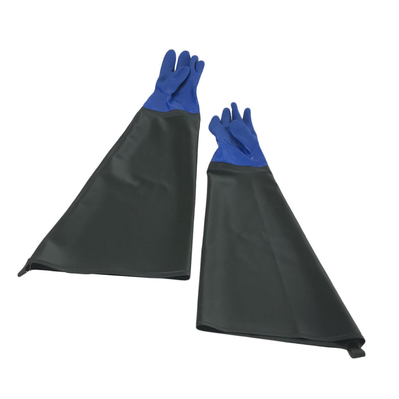 SHINEOFI Guantes Reutilizables de PVC Resistentes al Aceite y Productos Químicos Diseño Antideslizante e Impermeables para Industria y Trabajo