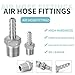 Hose Barb Fittings,304 Stainless Steel,3/8