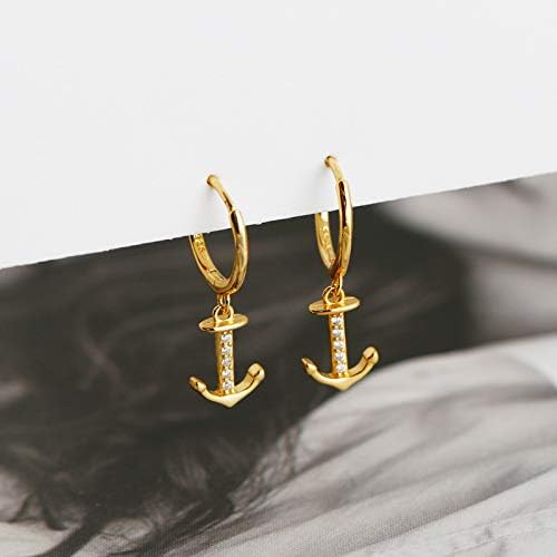 Dainty Dangle Hoop Earring for Women - Small Huggie Hoop Earrings Sets with Butterfly, Bee, Key Charm in 925 Sterling Silver or 18K Gold Plated - Image 3