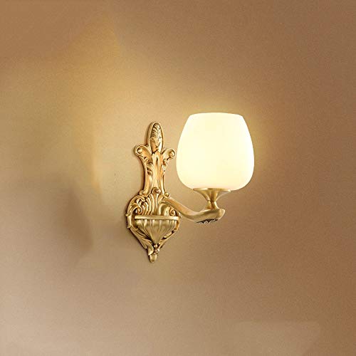 Lumière de mur anti éblouissement applique durable E27 cuivre or - 2