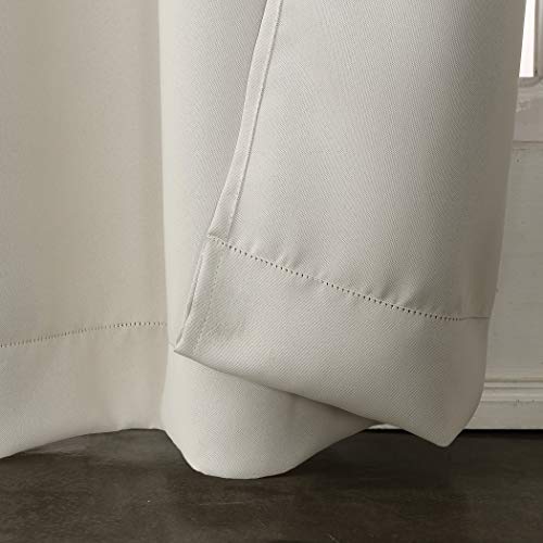 Sun Zero Soho Blackout Energy Efficient Grommet Curtain Single Panel, 54" x 95", Pearl Off-white, W 54" x L 95" (1 Panels) - Image 4