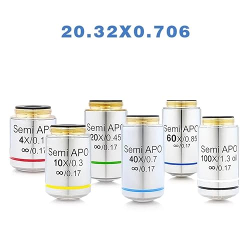 Objectif de microscope plan semi-apochromatique correction infini 40X - 3