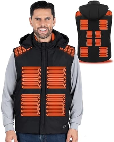 cinlinso Beheizbare Weste, Heizweste für Damen Herren, Beheizte Jacke mit...
